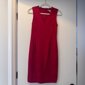 NWT Red midi sleeveless dress